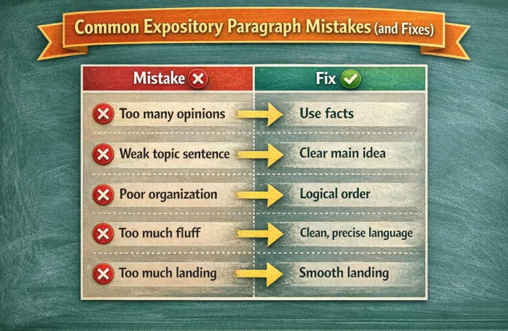 Common Mistakes in Expository Writing