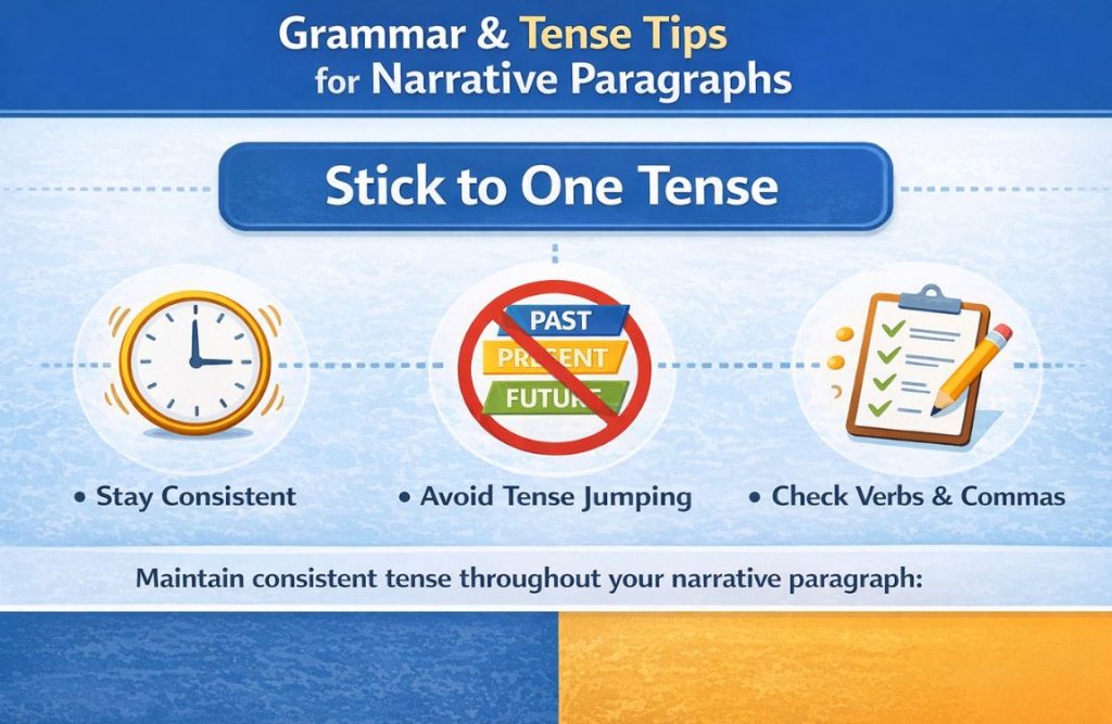 Grammar and Tense Tips for Writing Narrative Paragraph