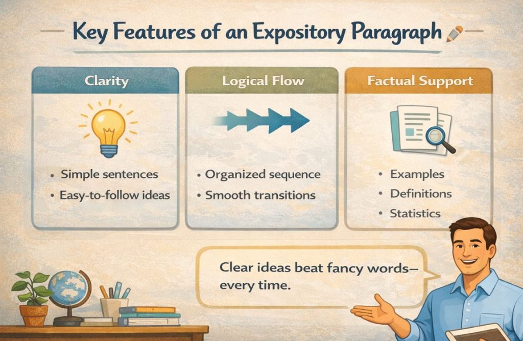 Key Features of an Expository Paragraph