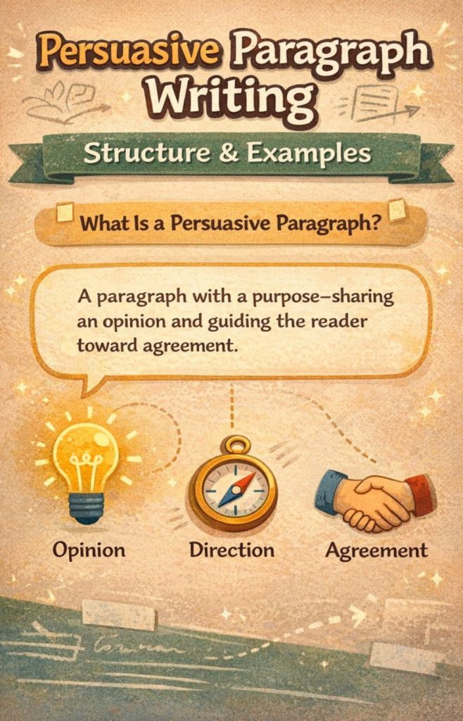 Structure of Persuasive Paragraph Writing