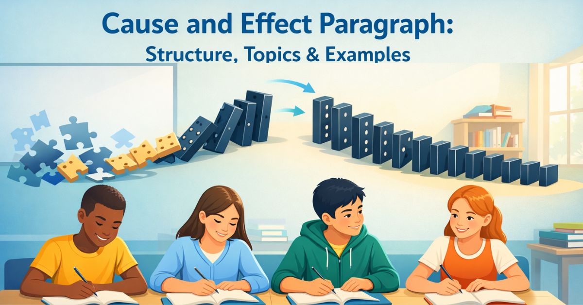 Cause and Effect Paragraph writing