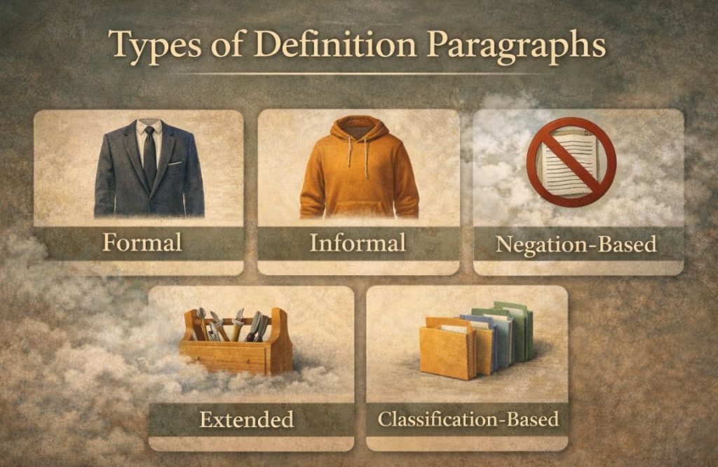 Types of Definition Paragraph 