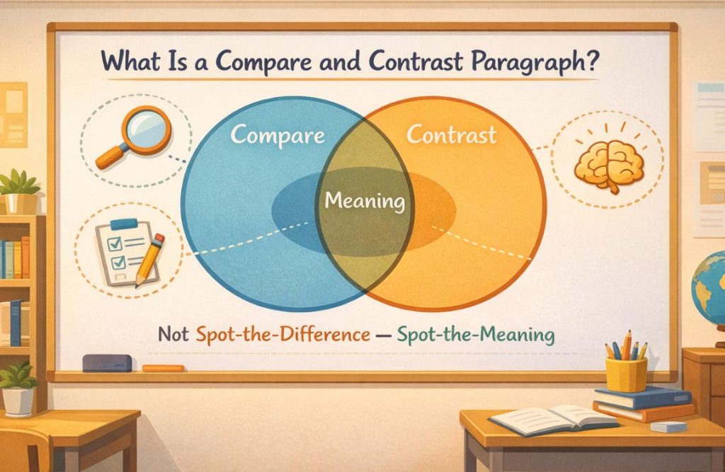 What is Compare and Contrast Paragraph 
