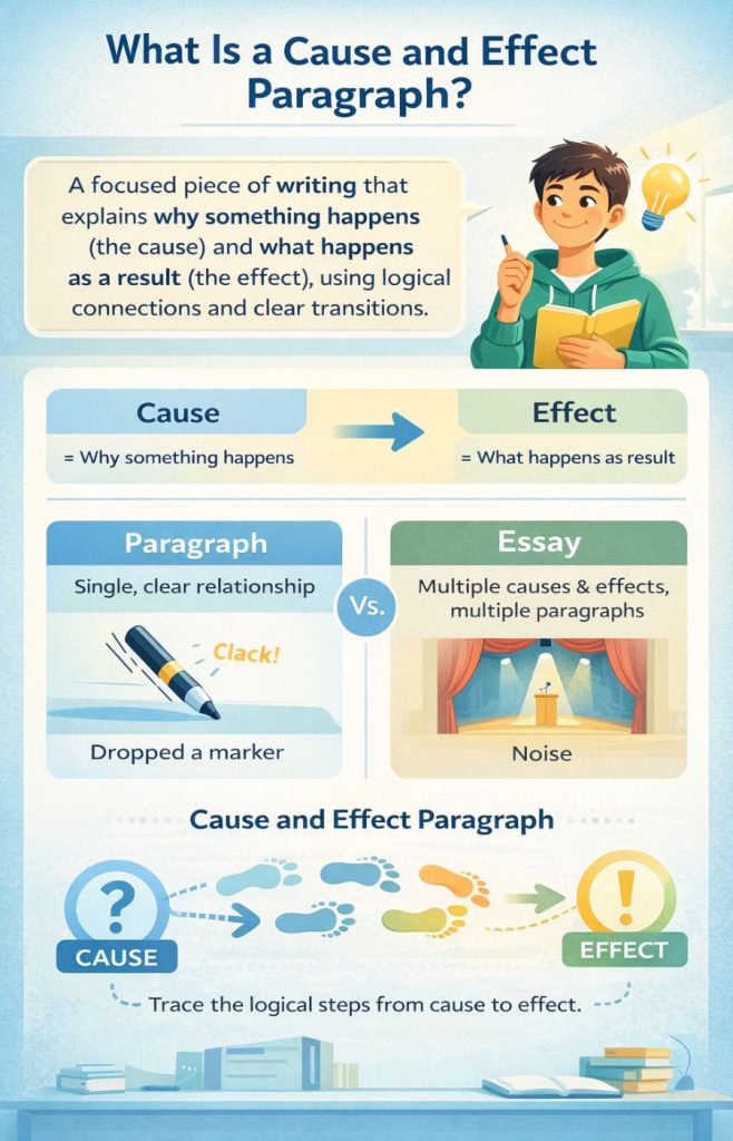 What is a cause and effect paragraph