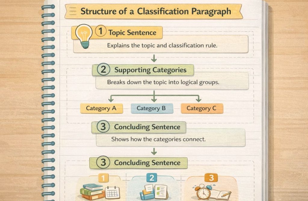 Structure of a Classification Paragraph