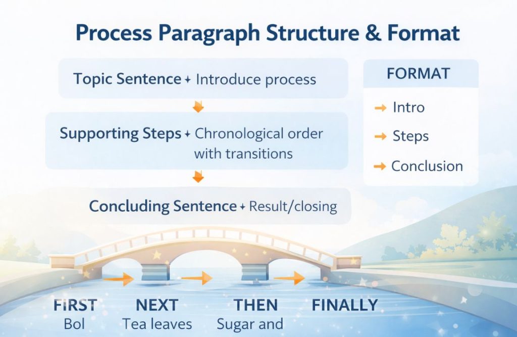 process paragraph structure and format