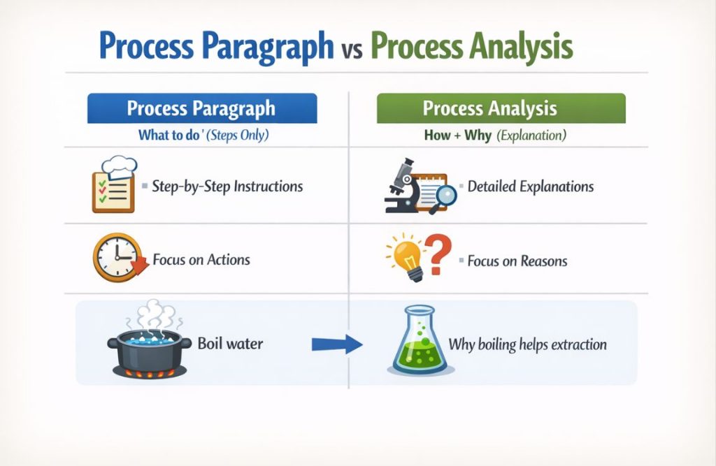 process paragraph vs process analysis