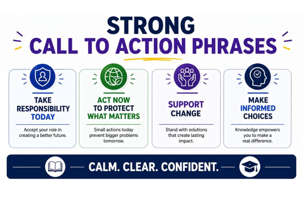 Strong Call to Action Paragraph Phrases