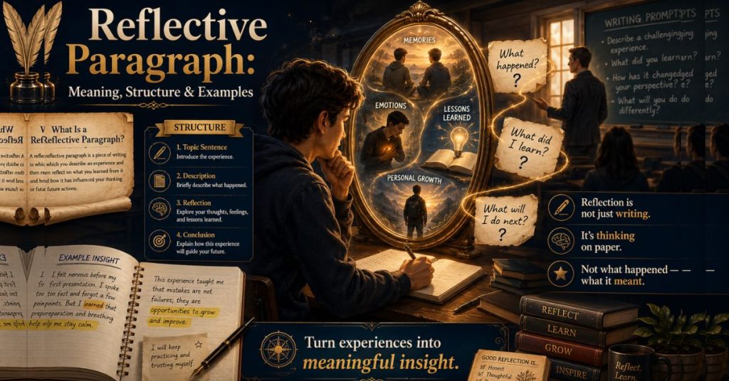 Reflective Paragraph: Meaning, Structure & Examples